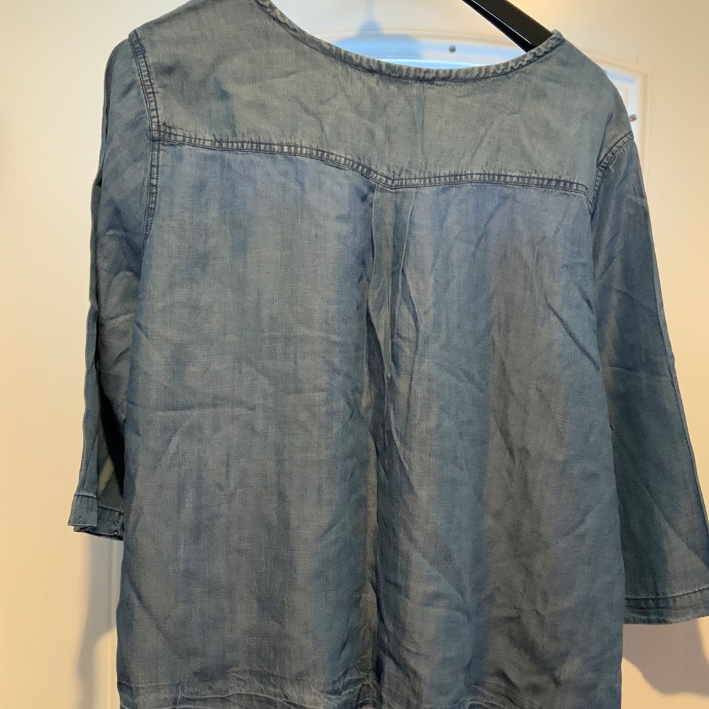 Denim Blouse - Picture 2 of 3
